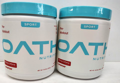 Oath Nutrition Pre-Workout Sport Nutrition Supplement Powder Coco Razz 9/26