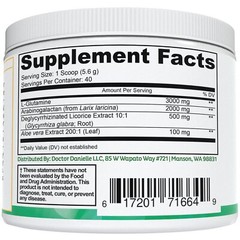 Doctor Danielle Gut Assist – Leaky Gut Repair Supplement Powder – Glutamine A…