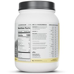Levels Grass Fed Whey Protein Powder Vanilla Bean 1.48 lb 24g Protein