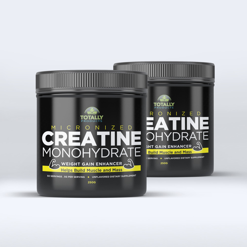 Micronized Creatine Monohydrate Muscle Building Weight Gain Supplement 2 Packs