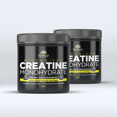 Micronized Creatine Monohydrate Muscle Building Weight Gain Supplement 2 Packs