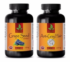 Immune essentials – GRAPE SEED EXTRACT – ANTI GRAY HAIR COMBO – coenzyme q10 300