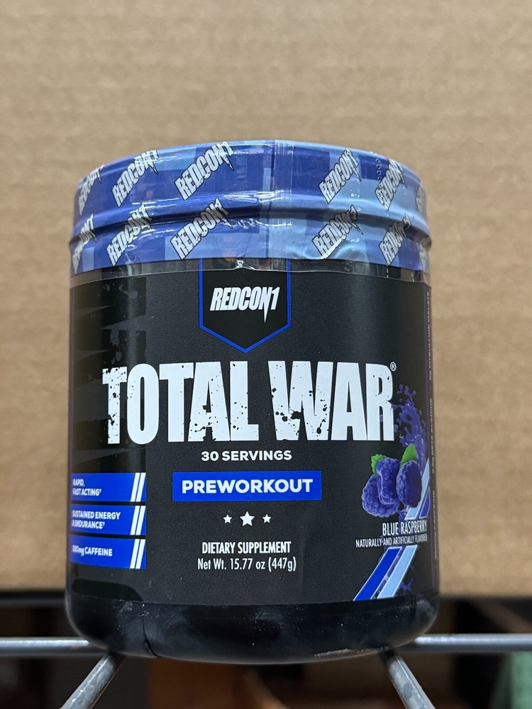 REDCON1 TOTAL WAR Pre Workout 30 Serv Energy Focus Free Ship Free Shipping SALE