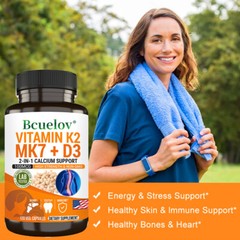 VITAMIN K2 MK7 + D3 2-IN-1 CALCIUM SUPPORT-Bone&Joint Health-teeth health