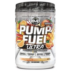 PMD Sports Pump Fuel Ultra 2.05 Pound (Pack of 1), Tropical Orange Mango