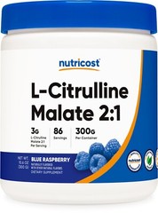 Nutricost L-Citrulline Malate 2:1 Powder (300G) (Blue Raspberry)