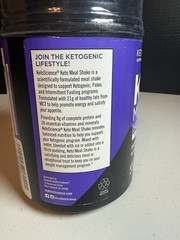 Keto Science Ketogenic Meal Replacement Shake Vanilla 18.8 Oz 14 Servings