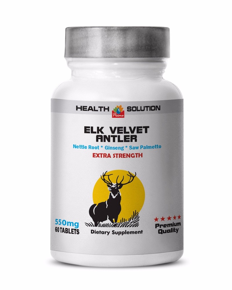 Nutritional Support – ELK VELVET ANTLER 550 mg – formula works well – 1 B, 60 C