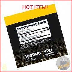 Primaforce Cissus Quadrangularis Extract, 120 Capsules, 1000mg per Serving – Glu