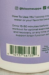 Bloom Nutrition Creatine Monohydrate Vegan Supplement Powder Unflavored 40 Servs