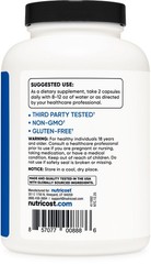 Nutricost HMB (Beta-Hydroxy Beta-Methylbutyric) 1000mg, 120 Servings, 240 Caps