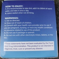 Hydration Powder Electrolytes Drink Mix with Magnesium Zinc Vitamin C B Complex
