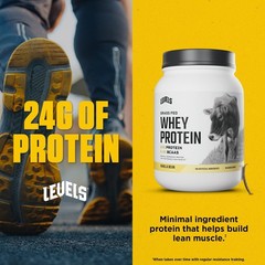 Levels Grass Fed Whey Protein Powder, No Artificials, 24G of Protein, 1.48LB