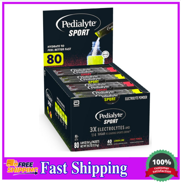 Pedialyte Sport Electrolyte Powder Packets Hydration Station, Variety Pack,…
