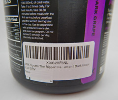 *OPENED LID* JNX Sports The Ripper Fat Burner Dark Grape 5.3oz – 150g EXP06/2024