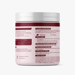 Beetroot Powder with BCAA L-Arginine L-Carnitine Resveratrol Nitric oxide boost