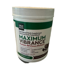 Vibrant Health Maximum Vibrance Plant-Based Powder Protein Probiotics