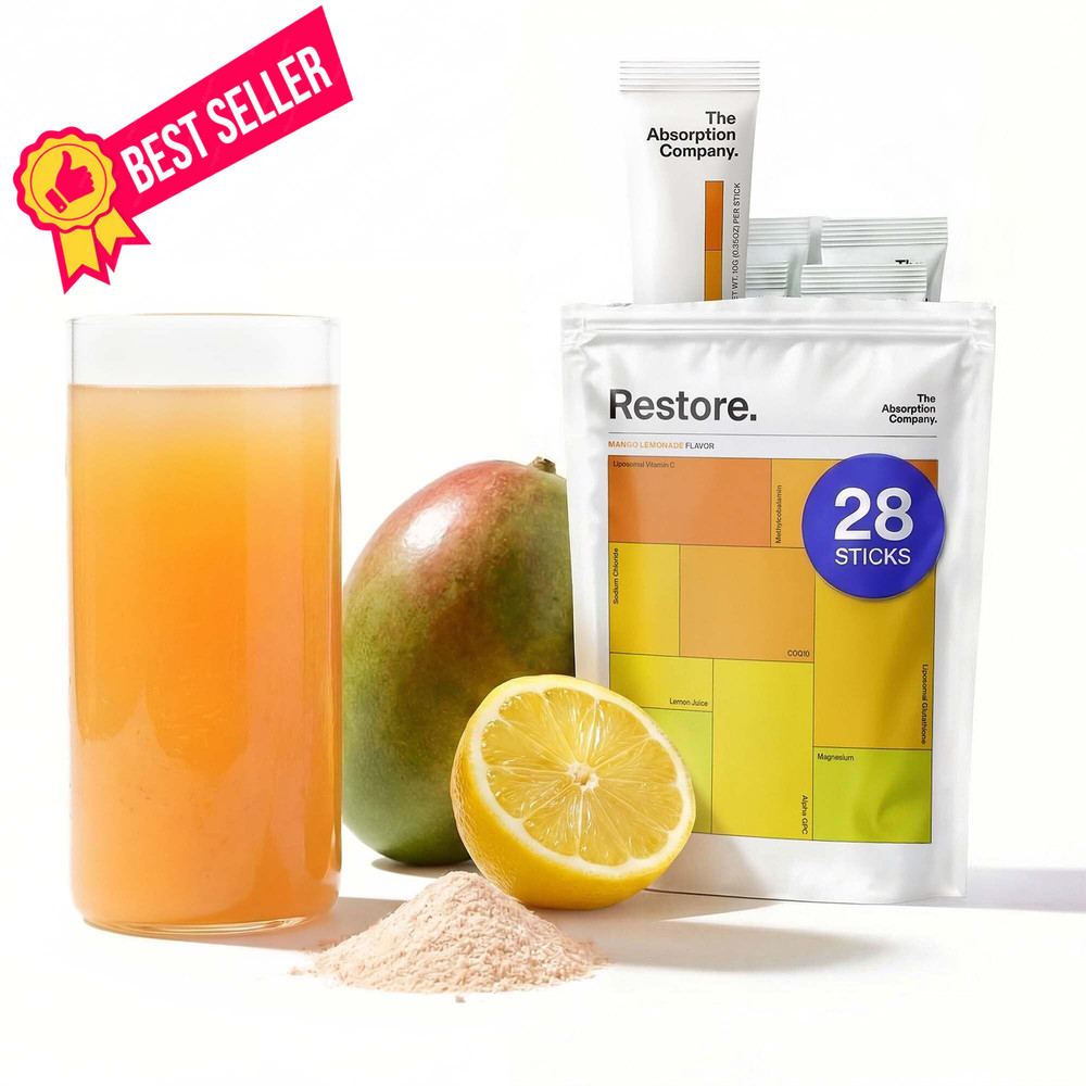 The Absorption Company Electrolyte Powder – Recovery Hydration 28 Pack Box
