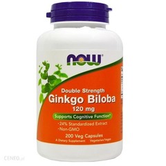 Now Foods Ginkgo Biloba Double Strength 120mg 200vcaps