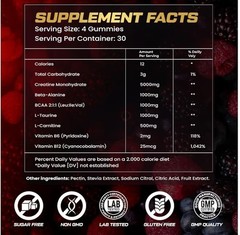 Kukaly Creatine Monohydrate Gummies for Men Women, 9000MG Creatine Gummies