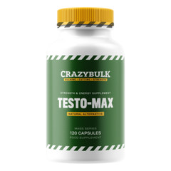 CrazyBulk Testo-Max Testosterone Booster – Bodybuilding Muscle Growth