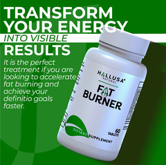 FAT BURNER – Supplement Women & Men – Carb Blocker – Metabolism Energy – 60 Tab