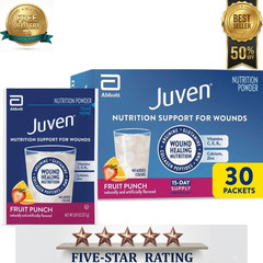Abbott Juven Therapeutic Nutrition Powder, Fruit Punch Flavor, 30 Packets