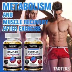L-Arginin Complex Nitric Oxide, Testosteron Booster, Men’s Health Support