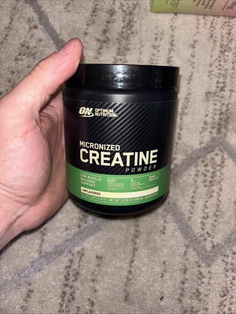 Optimum Nutrition, Micronized Creatine Powder, Unflavored, 10.6 oz (300 g)
