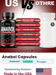 Anabol Hardcore Muscle Builder Mental Clarity 2 Pack Made In the USA FDA