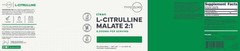 Type Zero Clean L-Citrulline Malate 2:1 Powder Drink Mix (500g) Unflavored