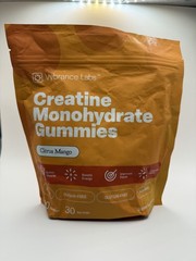 Vybrance Labs Creatine Monohydrate Citrus Mango 120 Gummies 30 Servings – New
