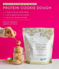 11/26 Truvani Vegan Pea Protein Powder | Vanilla | 20g Organic Plant Based Prote