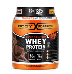 Body Fortress Whey Protein Powder Cookies N’ Creme 1.78lb 60g Protein