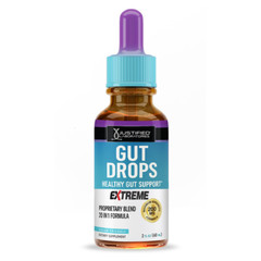 Gut Drops Extreme 200MG Healthy Gut Support 20-in-1 Proprietary Blend 2 Pack