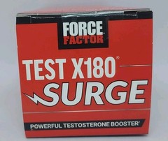 Force Factor TEST X 180 SURGE Powerful Testosterone Booster – 60 Sealed! 06/29