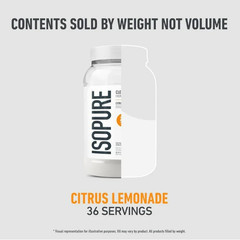Isopure Infusions Whey Isolate, Citrus Lemonade, 36 Servings