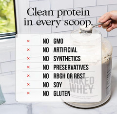 NAKED Vanilla Whey Isolate Protein, Grass-Fed, 24 Servings