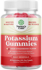 High Potency Potassium Gummies for Adults ~ Powerful Potassium Supplement Gummy
