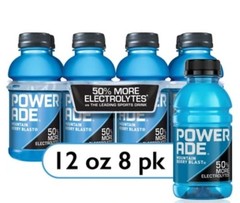 Powerade 12 oz Pack of 8 Mountain Berry Blast Sports Drink