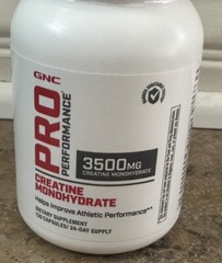 GNC Pro Performance Creatine Monohydrate 3500mg – 120 Capsules, Helps Improve