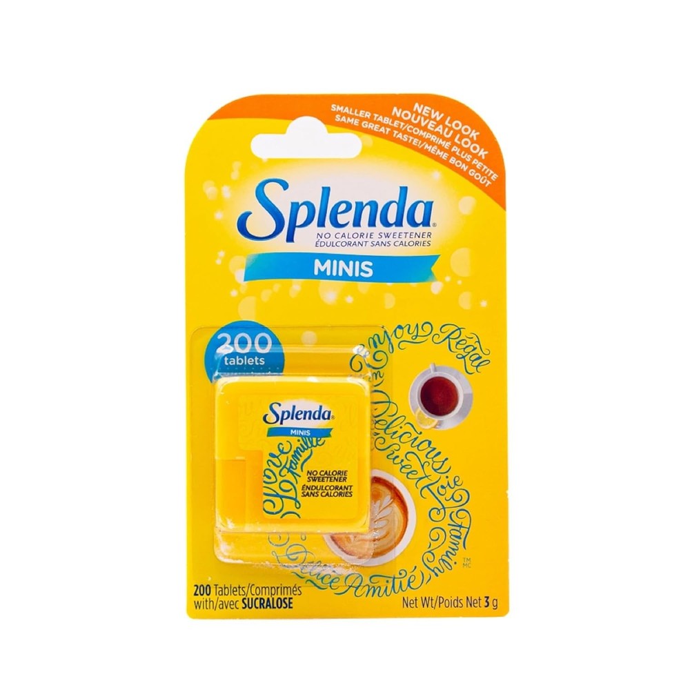 SPLENDA No Calorie Sweetener, Mini Dissolvable Tablets 200 Count (Pack of 1)
