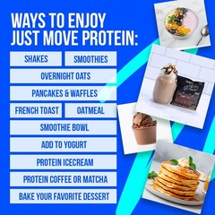 Just Move Protein Sample Pack Bundle – 7 Flavors 1 Ounce (Pack of 1)