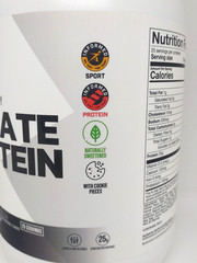 Raw Whey Isolate Protein Powder, Cookies and Cream 25 Servings Net Wt 30.86 oz