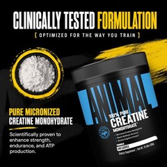 Animal Creatine Monohydrate Powder — 300g (Pack of 1), Unflavored
