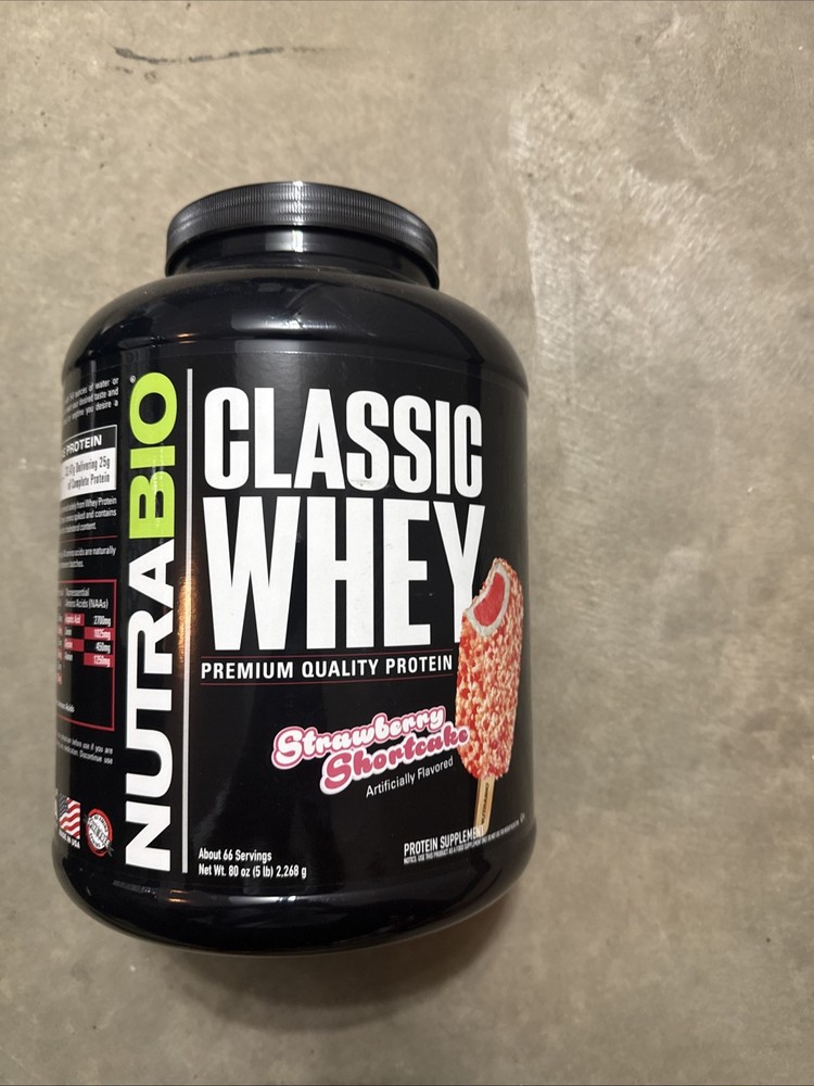 Nutrabio Classic Whey Protein (WPC80) 5 lb