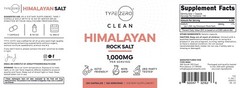 type Zero Clean Himalayan Salt, 1000 mg. 120 caps exp 02/27
