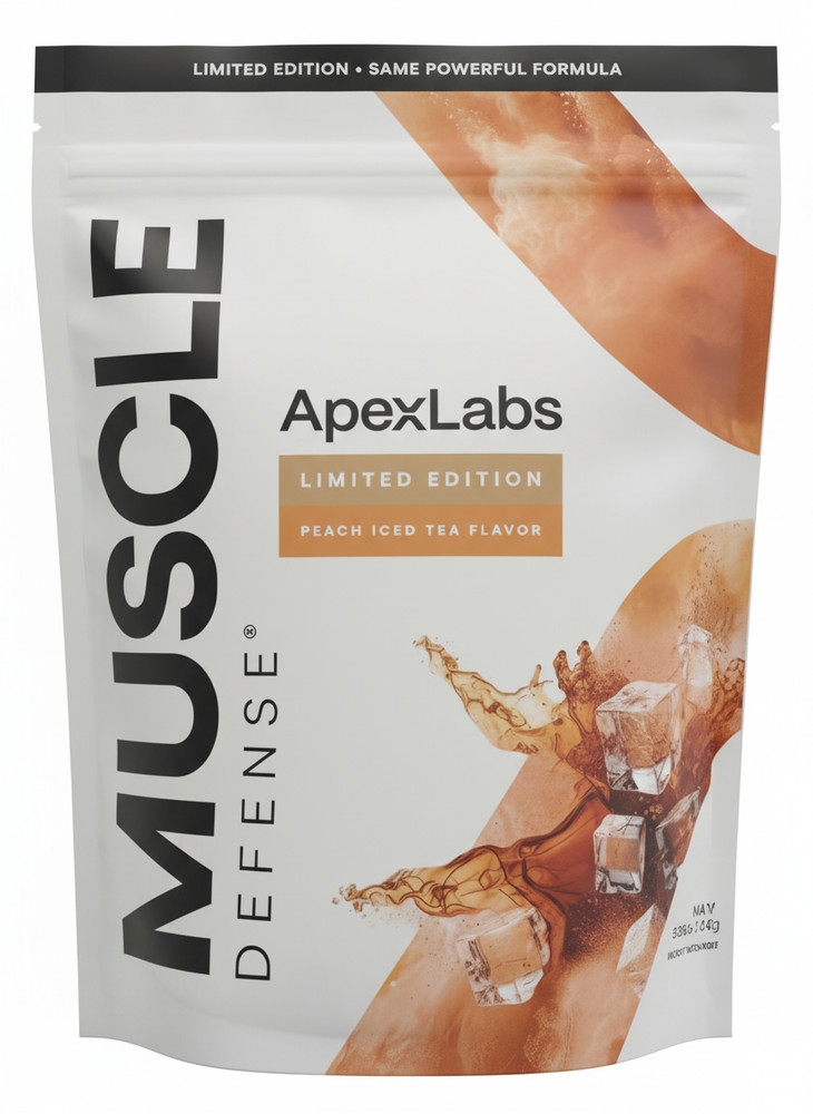 Muscle defense Peach Iced Tea – ApexLabs (New Flavor)