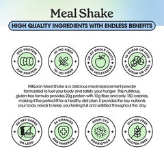 Fit & Lean Meal Shake Fat Burning Meal Replacement Protein Fiber Probiotics C…