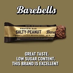 Barebells Protein Bars Salty Peanut – 12 Count, 1.9oz Bars – Protein Snacks w…